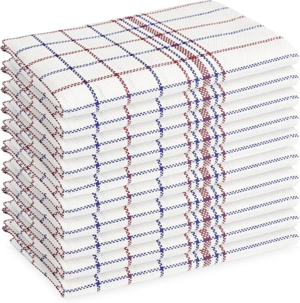 5-Piece Cotton Kitchen Tea Towels (70x70cm) – Absorbent & Multipurpose