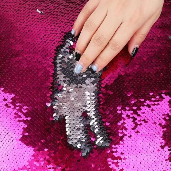 Magic Sequin Cushion – Color-Changing - Image 3