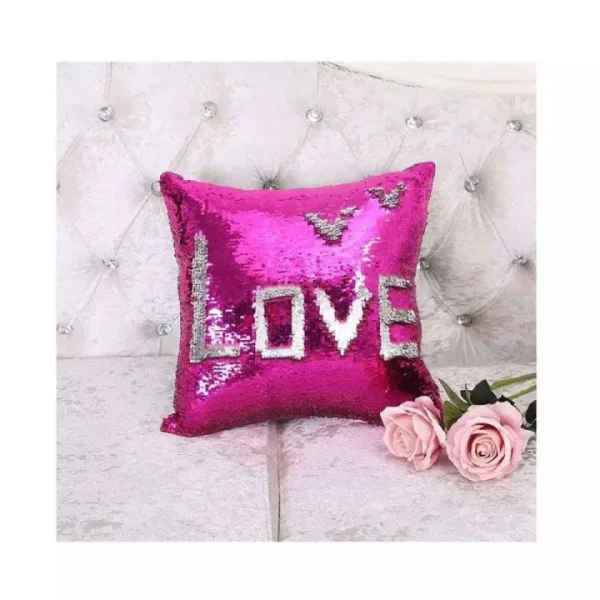 Magic Sequin Cushion – Color-Changing - Image 2