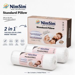 Nim Sim Pillow – Micro Ball Fiber Filled, Soft & Supportive Pillow