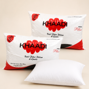 Khaadi Premium Pillow – Soft & Silky Comfort for Restful Sleep