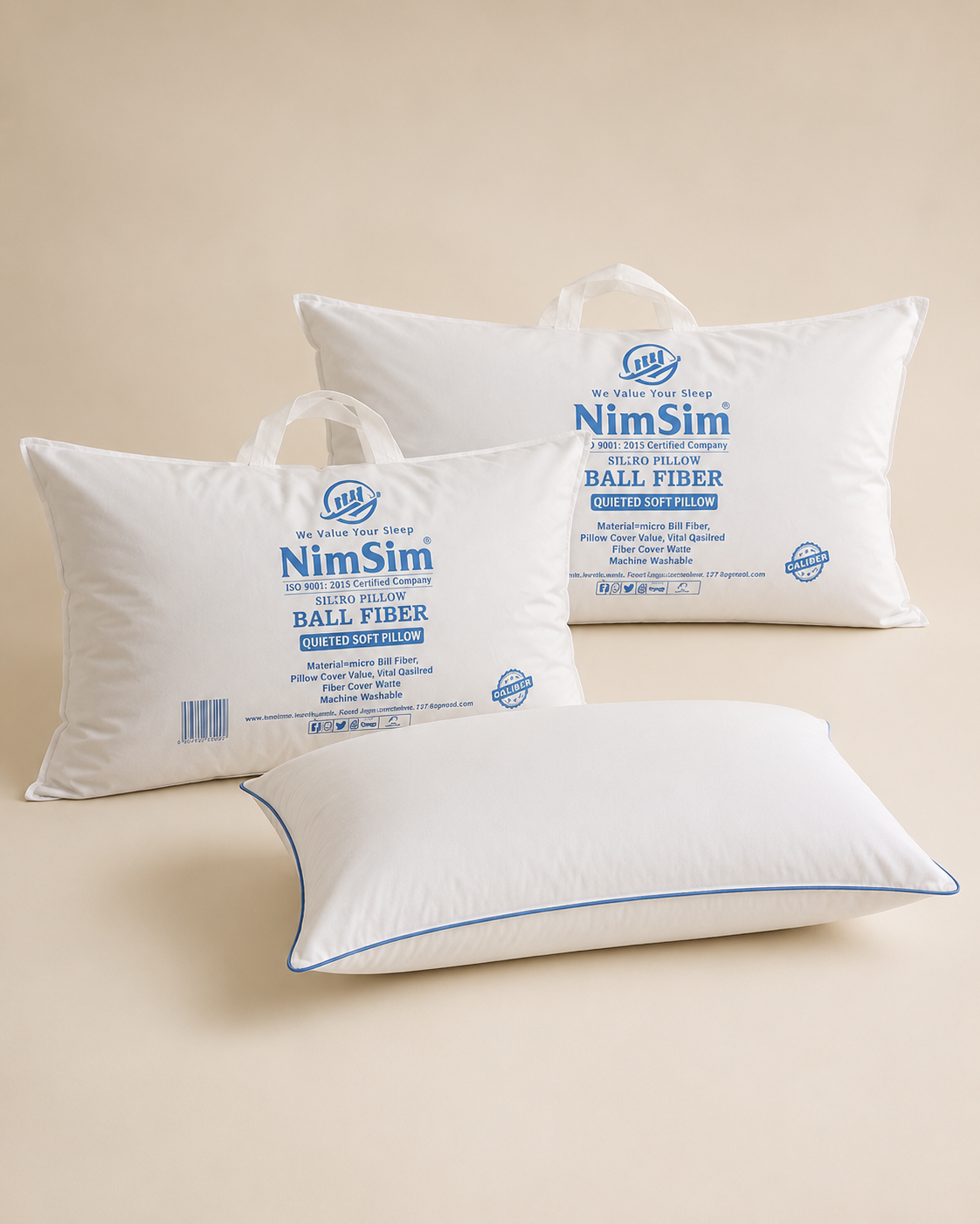 Nim Sim Premium Pillow | Medicated Micro Korean Ball Fiber