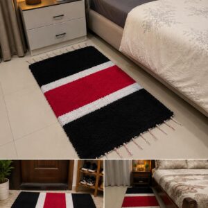 Soft Shaggy Bath Mat – Random Color & Design Will Be Sent