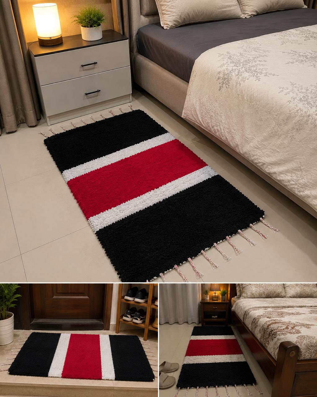 Soft Shaggy Bath Mat – Random Color & Design Will Be Sent